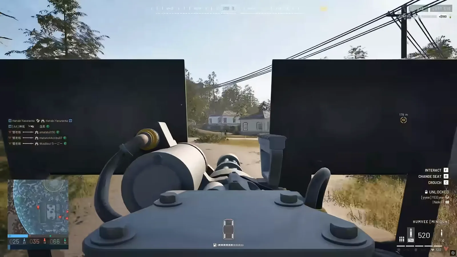 WARDOGS L2A6 heavy tank main gun barrel view overlooking a sunflower field with a Driver XP plus 25 passenger kill notification confirming Level 35 unlock milestone reached